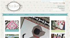 Desktop Screenshot of cutequiltpatterns.com